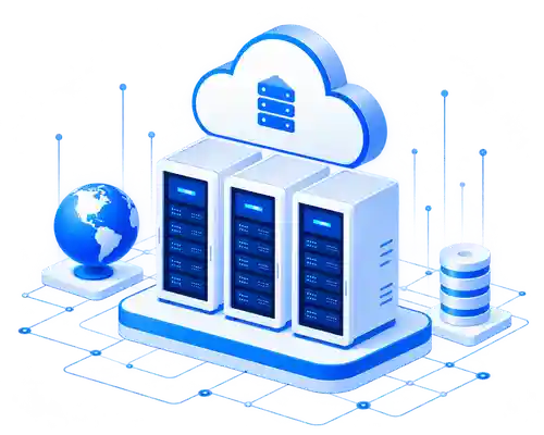 硅谷IPv6机柜租赁与云计算基础设施示意图
